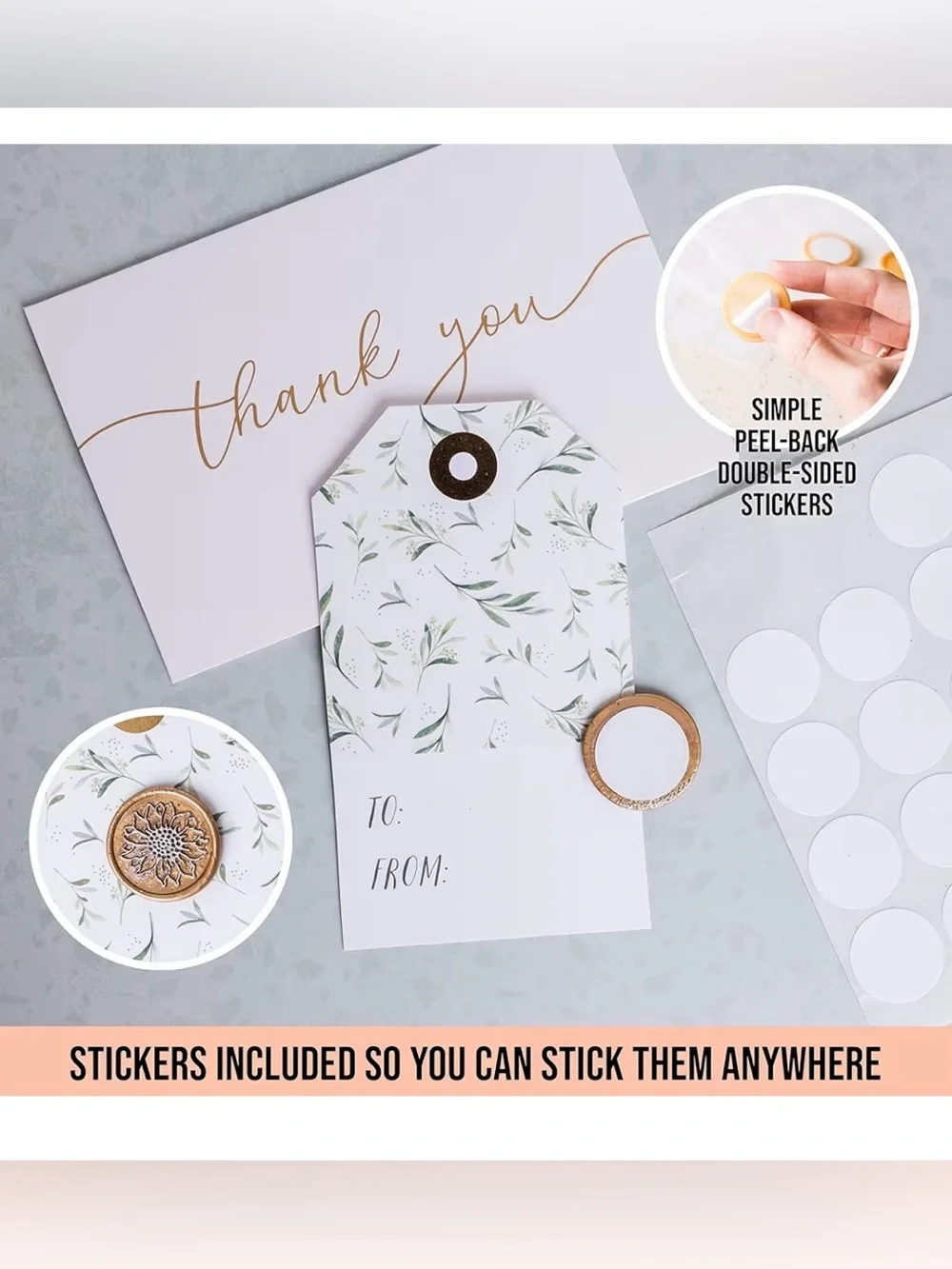 HOPPLER Wax Seal Stamp Kit with Glue Gun